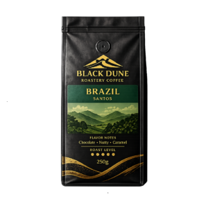 black dune brazil santos coffee – 250g