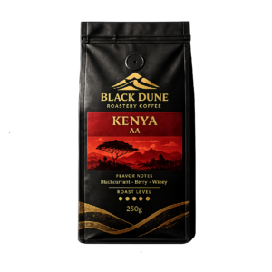 black dune kenya aa coffee – 250g