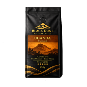 black dune uganda rwenzori coffee – 250g